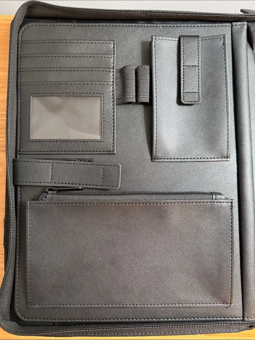 Poprun PU Leather Padfolio